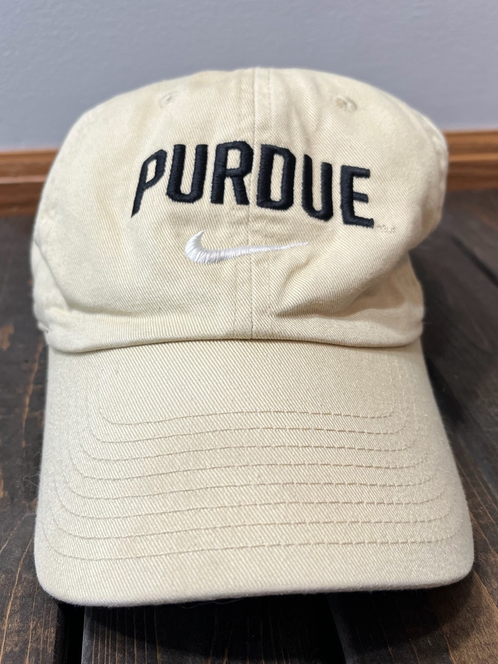 Purdue Boilermakers Nike Hat Baseball Cap Adjustable OSFM Dri-Fit Heritage86